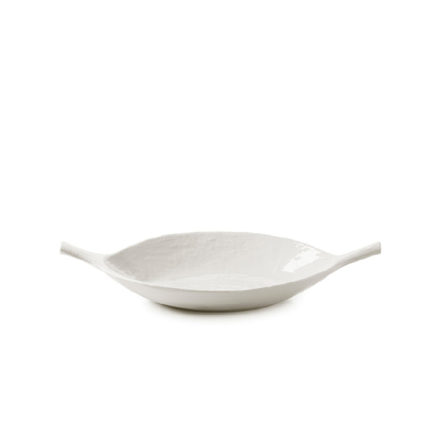 Revol 656361 YLI Collection Pod Serving Bowl 13"W X 7-3/4"D X 2-1/4"H Alabaster White