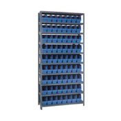 Quantum 1275-201_YELLOW - Shelving Unit, 12"D X 36"L X 75"H, Heavy Duty