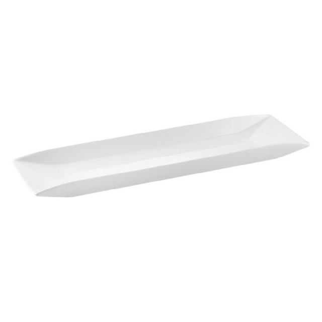 CAC China MX-RT91 Catering Collection Platter 19-3/4"L X 5-1/2"W X 1-1/2"H Rectangular