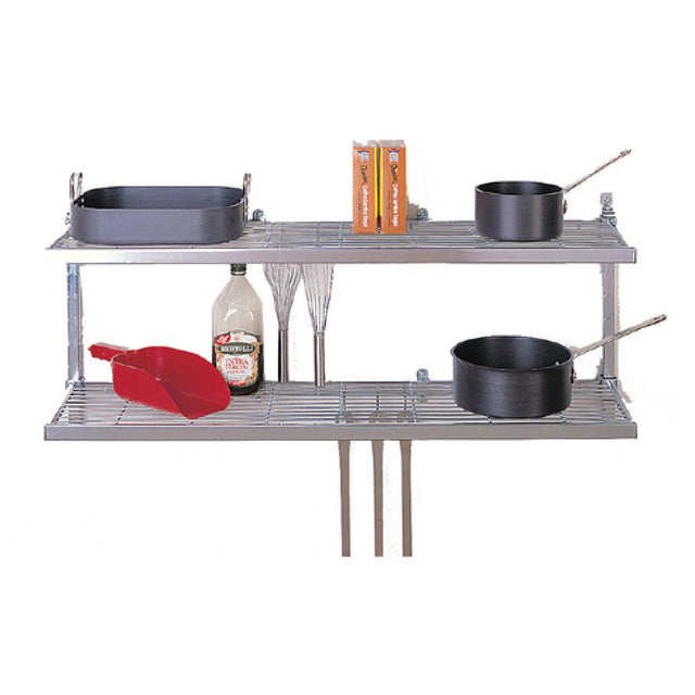 SPG AC123618CP - AMCO II® Cantilever Wall Shelving Kit, 36"W X 12"D X 18"H, Includes (2) Shelves