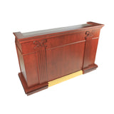 Bon Chef 51000SKSC Portable Liquor Bar 75-7/8" X 28-5/8" X 47-1/8" With Standard Corian Top
