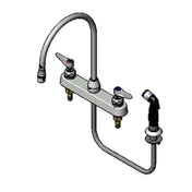 T&S Brass B-1174 Lavatory Faucet Hose & Spray Swing Gooseneck