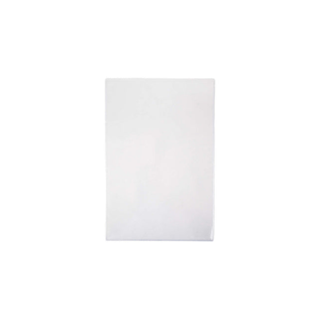 Risch 100 5.5X8.5 12GA Clear Vinyl Menu Cover 5-1/2" X 8-1/2" 12 Gauge Single Pocket Holds 2 Sheets Of Paper
