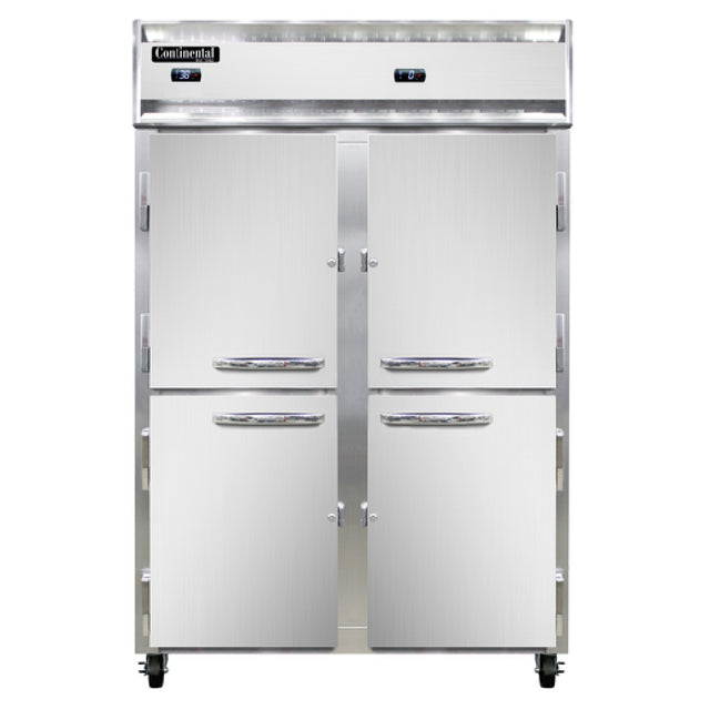 Continental Refrigerator 2RFNHD Refrigerator/Freezer Reach-in 52"W