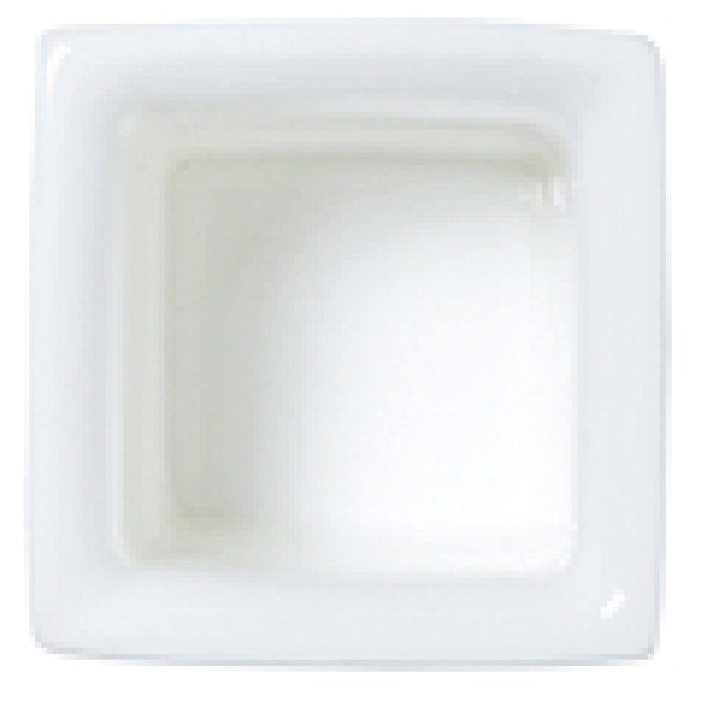 Steelite 82000AND0218 Square Pot 2.75" X 2.75" X 2.25" Whiteware