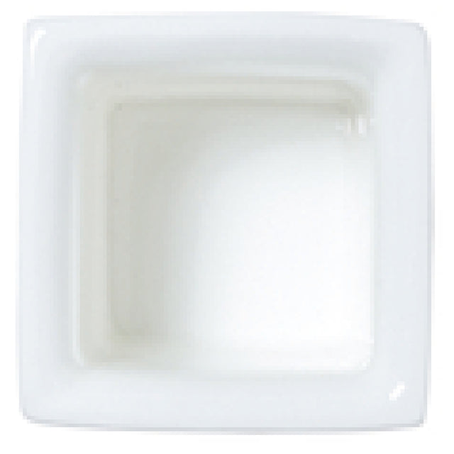Steelite 82000AND0218 Square Pot 2.75" X 2.75" X 2.25" Whiteware