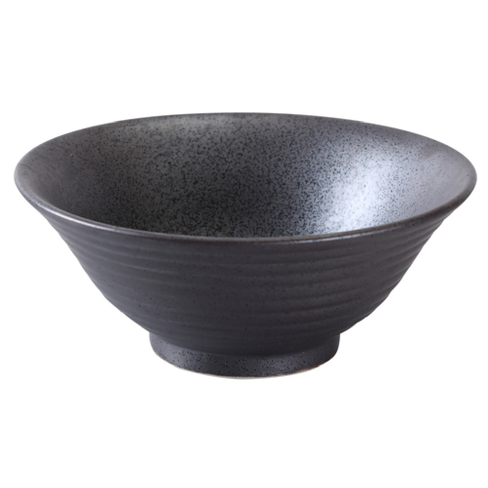 Yanco DB-3108 Diamond Black Ramen Bowl 45 Oz. 8-1/2" Dia. X 3-1/2"H