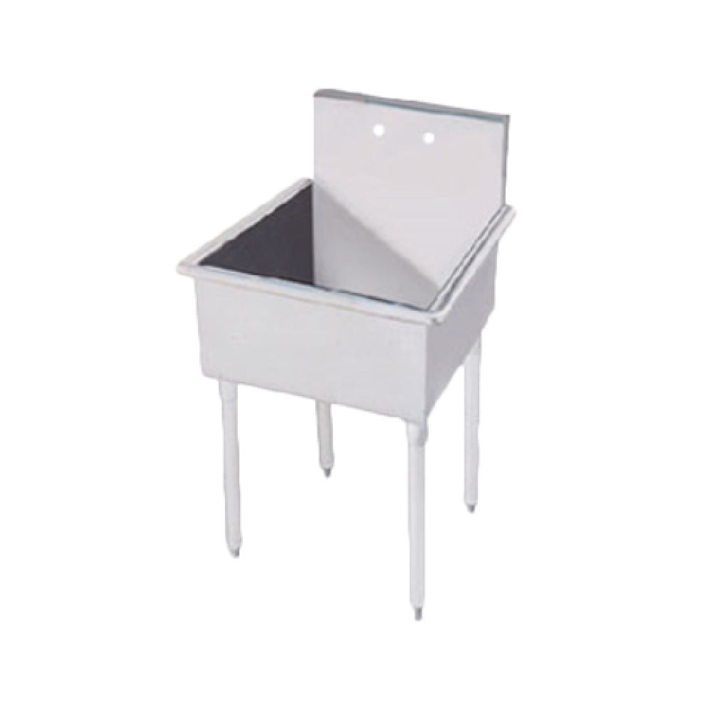 Advance Tabco 4-OP-18 Service Sink 1-compartment 24"W X 24-1/2"D X 35"H O.A. 24"W X 21"D Front-to-back X 8" Deep Sink Bowl