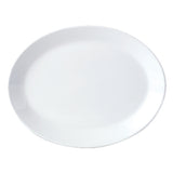 Steelite 11010139 Oval Coupe Platter 8.0" X 6.375" X 0.75" Simplicity