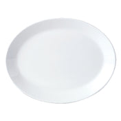 Steelite 11010139 Oval Coupe Platter 8.0" X 6.375" X 0.75" Simplicity