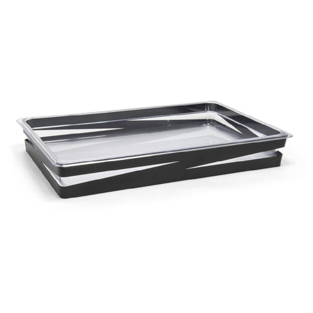 FOH BHO091BKI20_ Full Size Zig Zag Housing/Pan Set Shallow Matte Black Includes One BHO088BKI20 Full Size Zig Zag Housing Shallow Matte Black