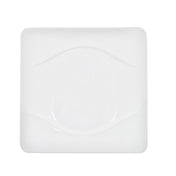 CAC China MDN-16 Modern Plate 10-1/2"L X 10-1/2"W X 1"H Square