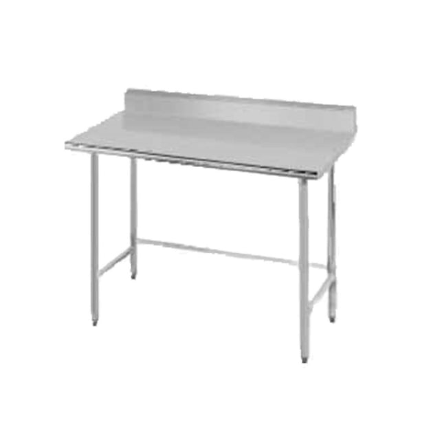Advance Tabco TKMS-304 Work Table 48"W X 30"D 16 Gauge 304 Stainless Steel Top With 5"H Backsplash