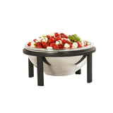 Cal-Mil 23761-13 Stand For Stainless Bowl 12"W X 12"D X 7"H Designed To Fit Cal-Mil Cold Bowl (23425-12-55