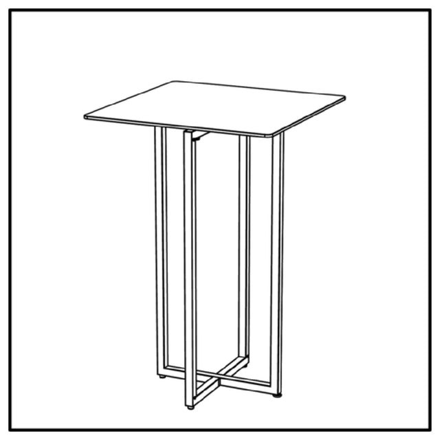 BauscherHepp VE-24012 Venta® Foldable Table Base Made In Steel With Powder-coating