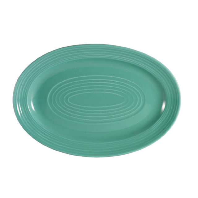 CAC China TG-13-G Tango Platter 11-3/4"L X 8"W X 1-1/4"H Oval