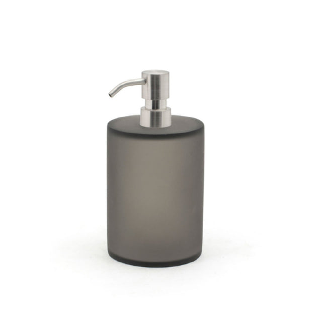 FOH RSP031GYR22 28oz Nassau Pump Smoke With Mirrored Top Includes One RSP006GYR22-BTM 28oz Nassau Pump Base Smoke