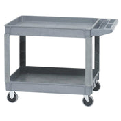 Hubert 44683 - Utility Tub Cart, 2-shelf, 38" X 26" X 42"H