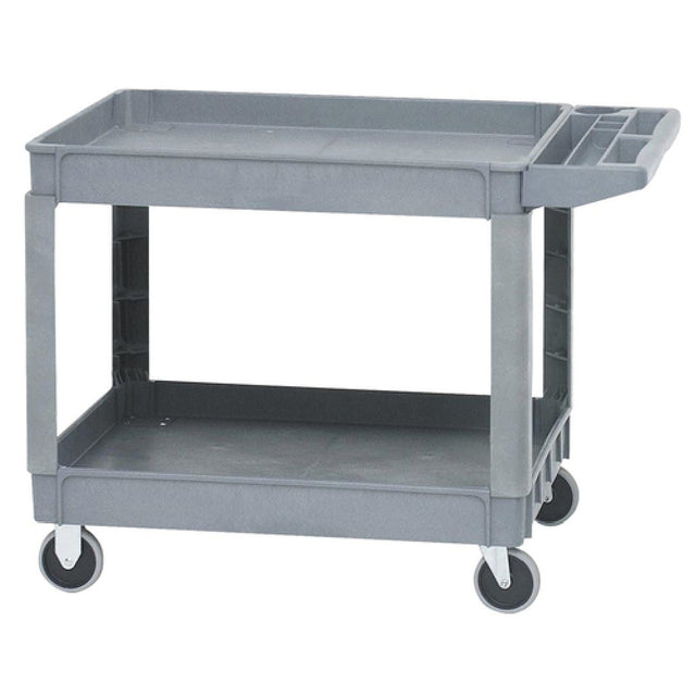 Hubert 44683 - Utility Tub Cart, 2-shelf, 38" X 26" X 42"H