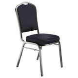 National Public Seating 9364-SV NPS® 9300 Series Delux Stack Chair 300 Lb. Weight Capacity
