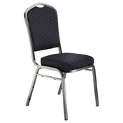 National Public Seating 9364-SV NPS® 9300 Series Delux Stack Chair 300 Lb. Weight Capacity