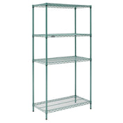 Hubert 29368 - Shelving Unit, Wire, 48"W X 24"D X 72"H