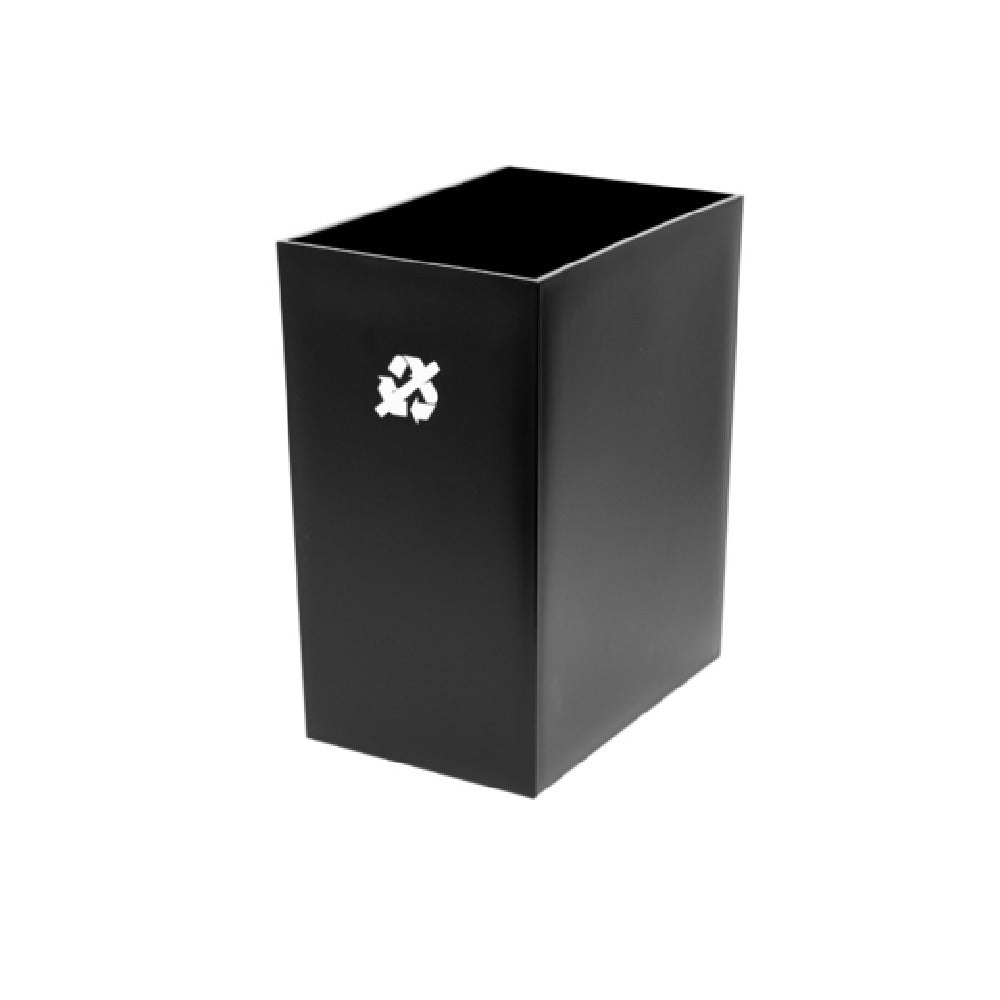 Central Specialties BNBK-51-WH ReCollect2 Recycle Bin 2-1/2 Gallon Capacity 6-1/2"W X 10"D X 12"H