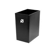 Central Specialties BNBK-51-WH ReCollect2 Recycle Bin 2-1/2 Gallon Capacity 6-1/2"W X 10"D X 12"H