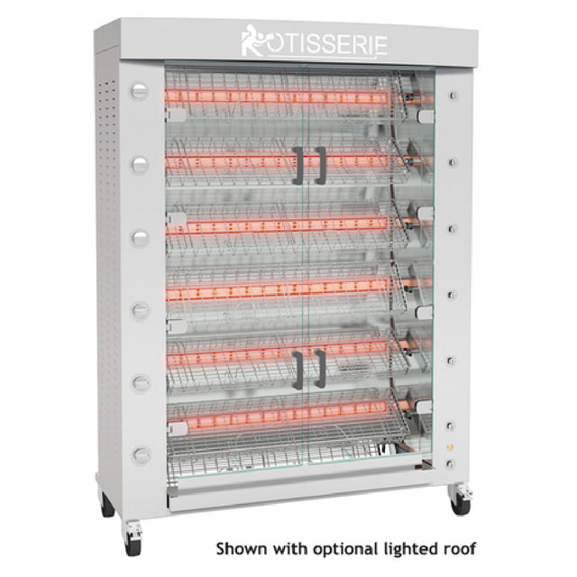 Rotisol FBS1400-6G-SS_NAT FlamBoyant™ SPATCHCOCK Rotisserie Oven Gas Floor Model