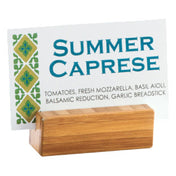Cal Mil 1543-60 Table Number/Card Holder 2-1/4"W X 3/4"D X 3/4"H Bamboo