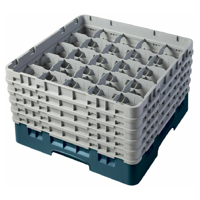 Cambro 25S958414 Camrack® Glass Rack With (5) Soft Gray Extenders Full Size