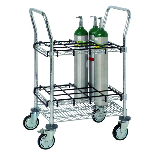 Quantum WRC-IT1824 Cylinder Transport/Inhalation Therapy Cart 24"W X 18"D X 37-1/2"H