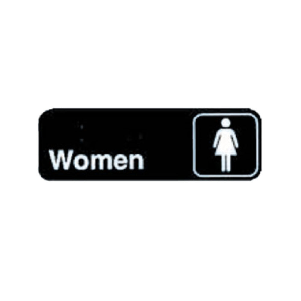 TableCraft Products 394516 - Cash & Carry Sign, 3" X 9", "Women"