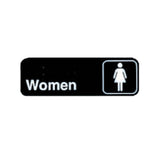 TableCraft Products 394516 - Cash & Carry Sign, 3" X 9", "Women"