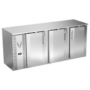 Victory VBBN78HC-F-S - Back Bar Refrigerator, Food Rated, Three-section