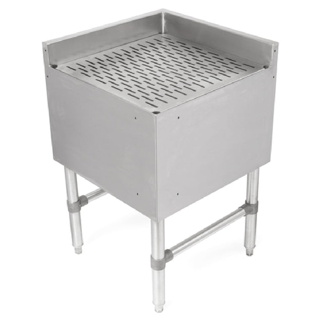 John Boos UBDB-1818-90-IC Underbar Corner Drain Board Freestanding 18"W X 18"D X 32-1/2"H