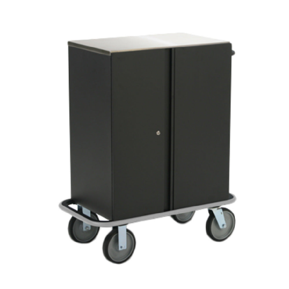 Forbes Industries 4410 Liquor Transfer Cart Brushed Stainless Steel Top Steel Cabinet