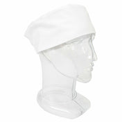 John Ritzenthaler Company RZCBWHC Ritz® Kitchen Wears™ Chef Beanie Elastic Back 100% Cotton