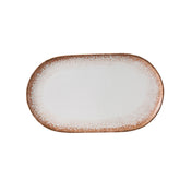 Yanco PR-214 Porto Coupe Plate 13 5/8"W X 77/8"D X 7/8"H Oval