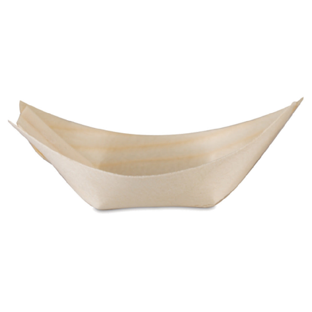 JB Prince R588 2.5 Disposable Serving Boat 2-1/2"L X 1-1/2"W X 1/2"H Biodegradable