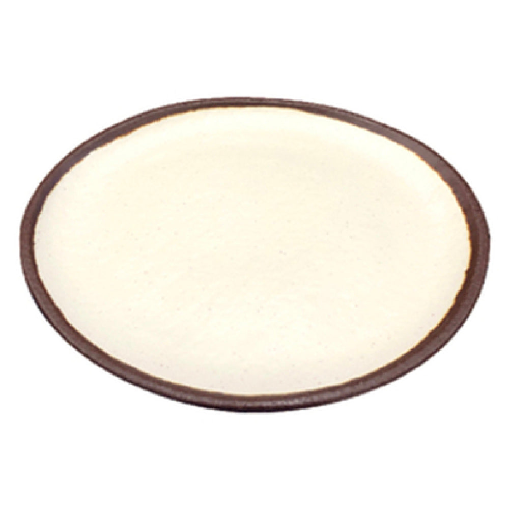 GET Enterprises P-75-CRM Pottery Market™ Bread/Side Dish 7-1/2" Dia. Round