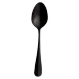 Arc Cardinal MB249 Sola Baguette Black Dessert Spoon (L:7.375'' X W:2.1'') 18/10 Stainless Steel