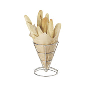 GET Enterprises 4-981644 Fry Cone Basket 5" Dia. X 7"H Stainless Steel