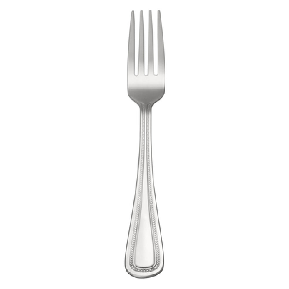 CAC China 3008-05 Black Pearl Dinner Fork 7-3/8"L Heavy Weight