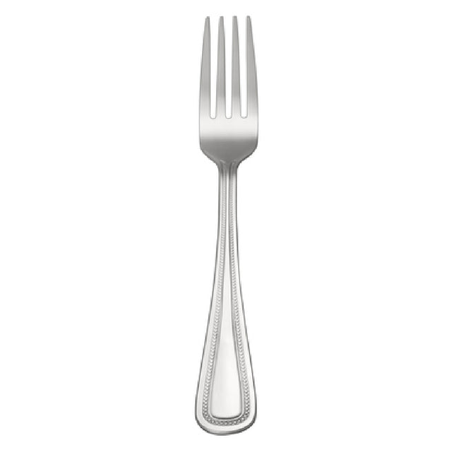 CAC China 3008-05 Black Pearl Dinner Fork 7-3/8"L Heavy Weight