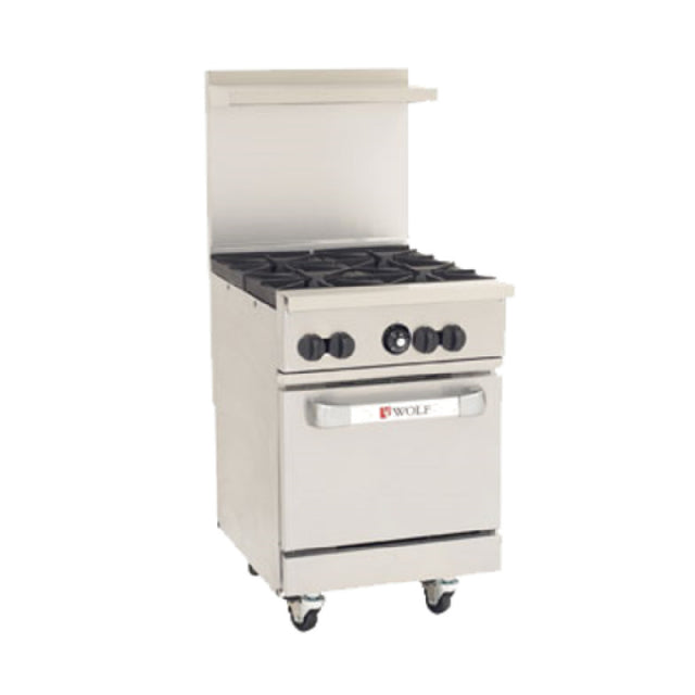 Wolf C24S-4B_NAT Challenger XL™ Restaurant Range 24" Gas