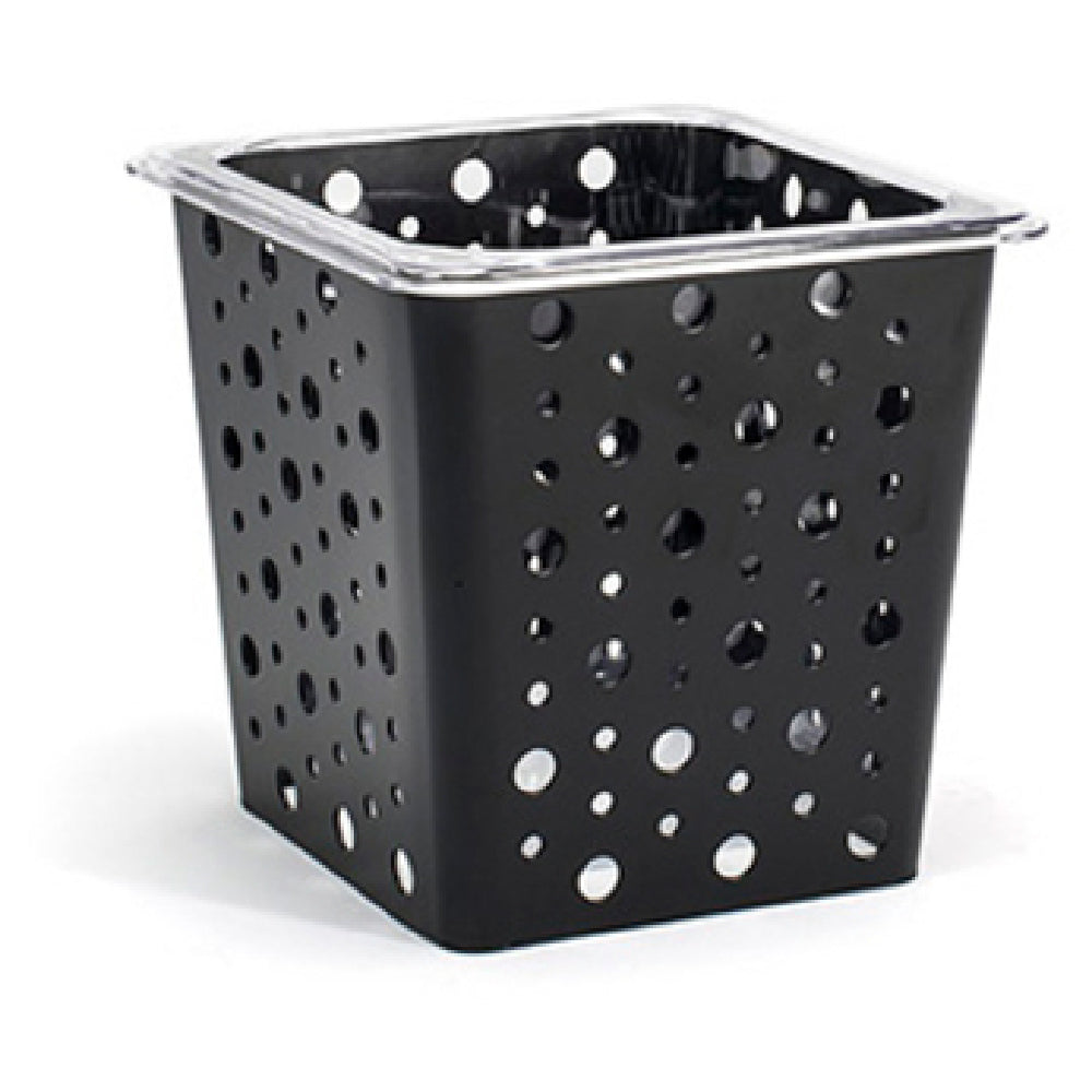 FOH BHO072BKI21 1/6 Size Dots Housing/Pan Set Deep Matte Black Includes One BHO067BKI21 1/6 Size Dots Housing Deep Matte Black