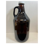 Buccaneer Container Corp 1006064130 (Buccaneer) Amber Glass Growler (1/2) Gallon