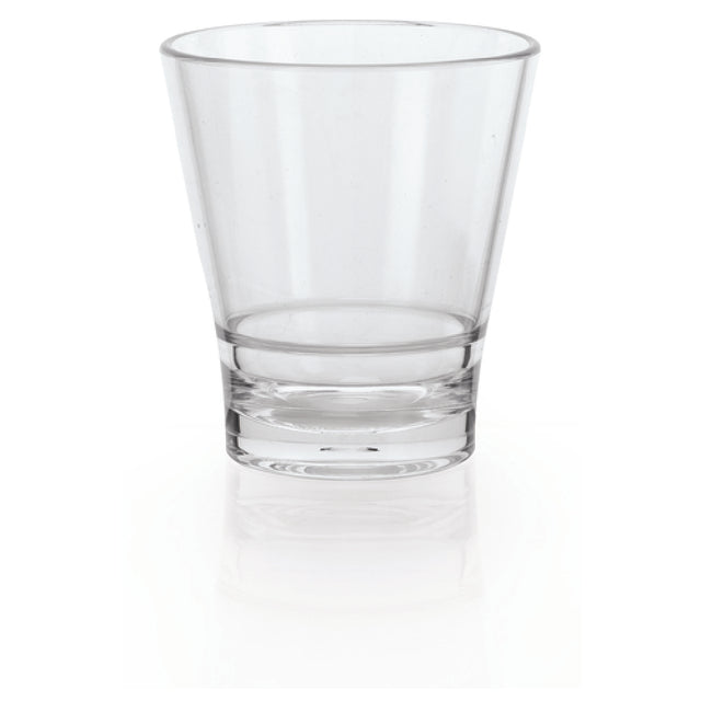 GET Enterprises S-9-CL Revo™ Rocks Glass 9 Oz. (9.8 Oz. Rim Full) 3-1/3" Dia. X 3-2/3"H