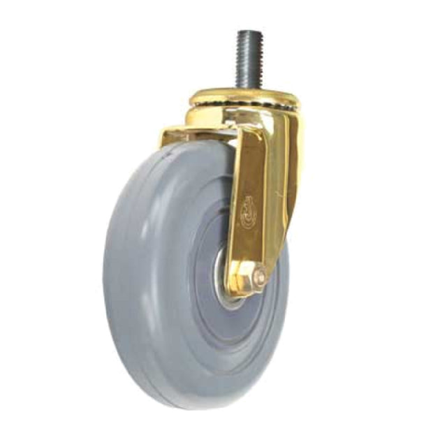 Forbes Industries 6052-ST Replacement Caster 5" Dia. Grey Non-marking Soft Ride Wheel